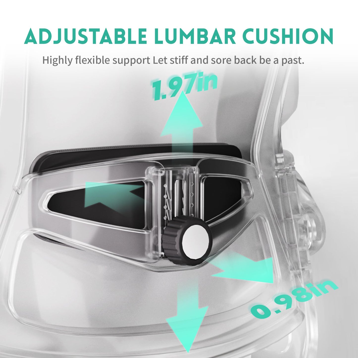 Ergonomic Office Chair, S-Shaped Mesh Desk Chairs, Adjustable Headrest & Lumbar Support, 90°Flip-Up Armrest