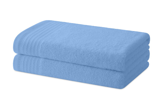 Degrees home - Set of 2 Bath or Shower Towels ? Set of 2 ? 100% Cotton ? 480 g/m2 ? 130 x 65 cm