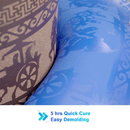 BBDINO Silicone Mould Making Kit, Liquid Silicone for Mould Making 30A, 1:1 by Volume Ideal for Casting Resin/Jewelry Silicone Moulds 4.4 lbs,