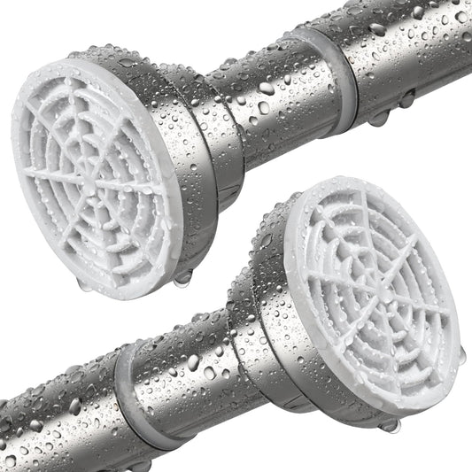 Shower Curtain Rod, Stainless Steel Extendable Shower Curtain Pole Tension Rods for Curtain No Drilling Shower Curtain Rail Net Curtain Poles for