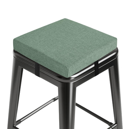 MineCozy Bar Stool Cushions Square 12" x 12" 1 Piece Sage Green