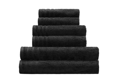 Kleine Wolke "Royal Guest Towel, Black, 30 x 50 cm