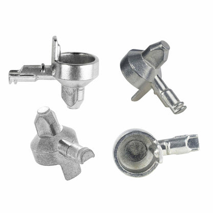 10 Pcs Shelf Pins Compatible with IKEA Part 131372 (Billy Bookshelf) - Zinc Alloy Die-Cast Shelf Support Pegs