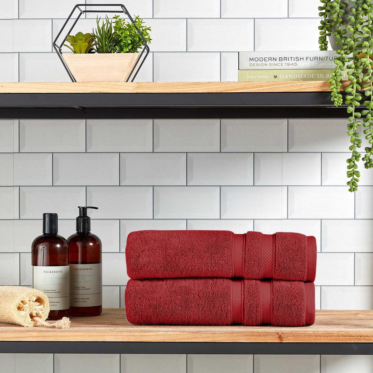 Christy Chroma Family Towel Set | Set of 6 | 2 Hand 2 Bath 2 Bath Sheets | Highly Absorbent Heavyweight 675GSM | Bold and Bright
