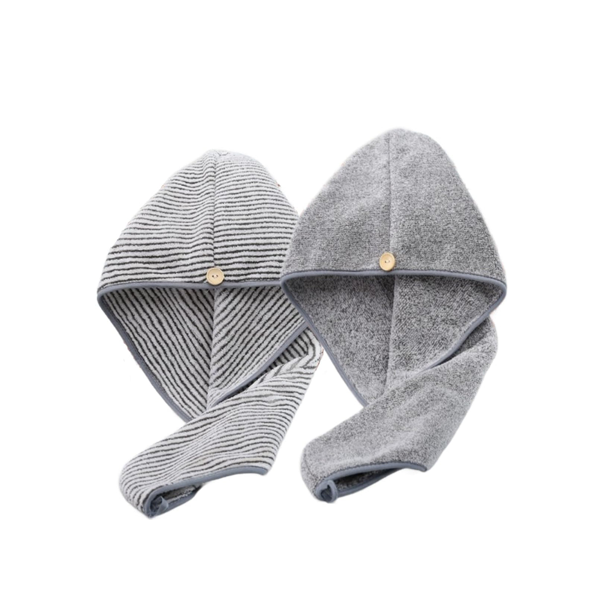 LIANRISES 2pcs Hair Wrap Towel, Head for Women girl, Turban Wet Microfibre, Turbans For Long Hair, Curly Quick Drying