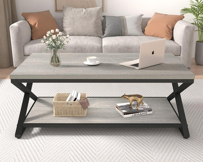 HSH Coffee Table for living room coffee tables Storage 120cm Grey