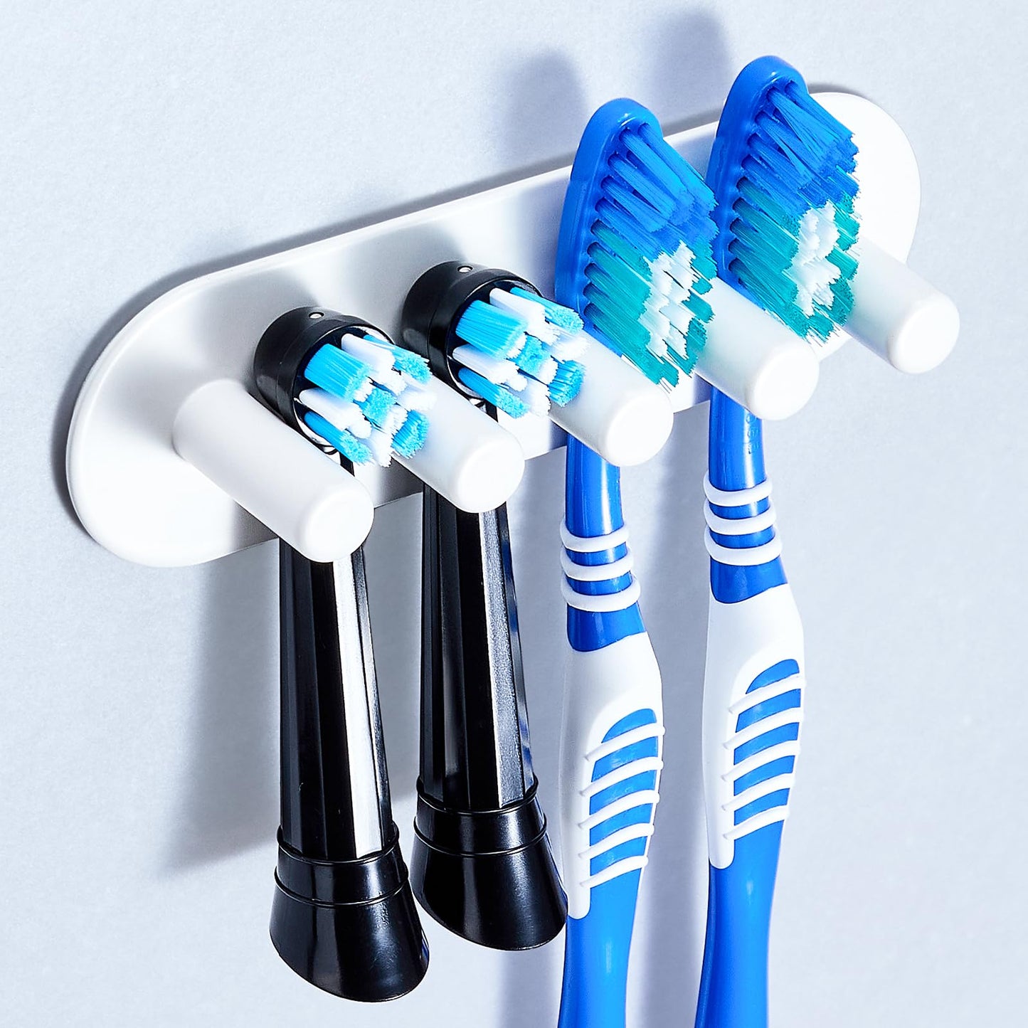 YAYINLI Toothbrush Holder, Electric Toothbrush Holder Wall Mounted, Anti-Rust Metal Toothbrush Head Holders for Bathroom