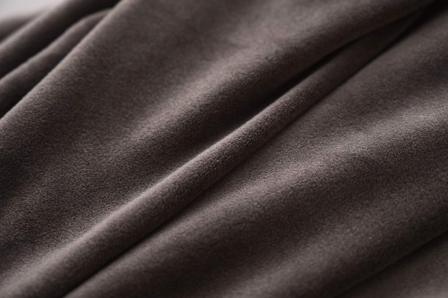 Meigeh Bed Headboard Cover Velvet Headboard Slipcovers Stretch Headboard Protector Headboard Cover for single double king size beds Coffee Grey