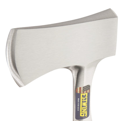 Estwing E14A Sportsman's Axe Leather Grip - 2.3/4in Edge (1.1/4 lb), Steel, 12", Hatchet