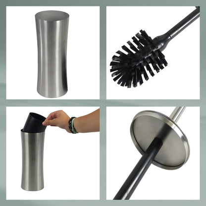 Kela "Elegance WC-Set, Stainless-Steel, Silver