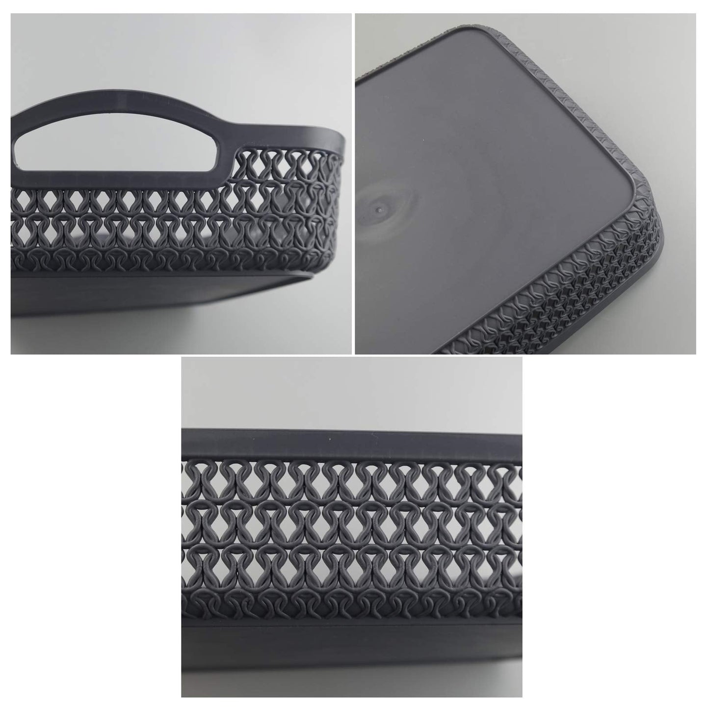 Leendines A4 Paper Trays, Plastic Storage Basket Trays Set of 6
