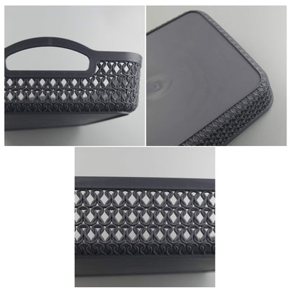 Leendines A4 Paper Trays, Plastic Storage Basket Trays Set of 6