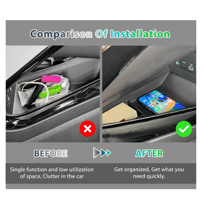 2-Piece GAFAT Compatible with BYD Seal U DM-i EV 2024 2025 2026 Centre Console Storage Box Set