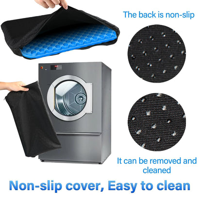 Juroof Gel Seat Cushion For Long Sitting With Non-Slip Covers,Soft & Breathable For Chair,Gaming,Car,Office,Desk Chair and Wheelchair,Office Pads