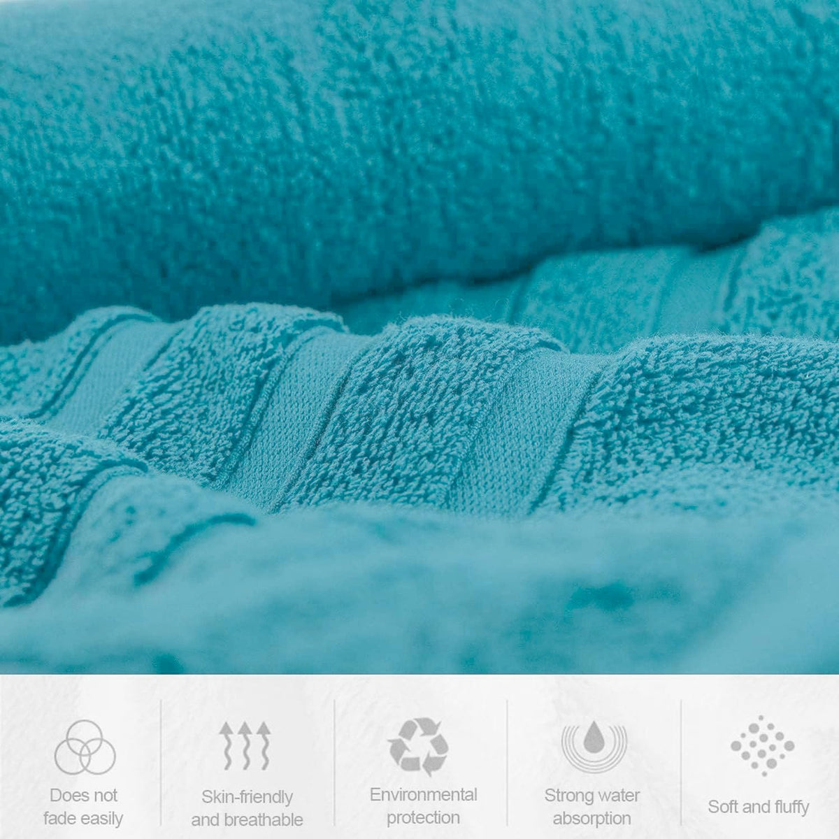 Uk Furniture 2 Pack Extra Large|95x200cm| Super Jumbo Bath Sheet Towels100% Egyptian Cotton 700GSM Super Soft Towel Set. (Aqua)
