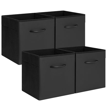 StorageWorks Cube Storage Boxes with Handle, Storage Cubes Basket 27x27, Kallax Storage Boxes for Organising Clothes
