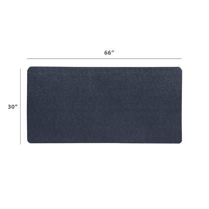 MOTIONTEX Exercise Equipment Mat for Under Treadmill, Rowing Machine, Elliptical Machine, Fitness Equipment, Home Gym Floor Protection, 30" x 66",