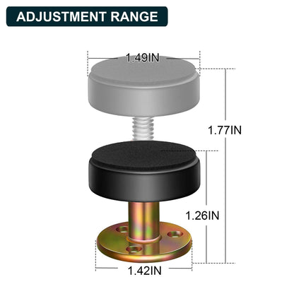 Adjustable Threaded Bed Frame Anti-Shake Tool for Bed, Headboard Stoppers, Telescopic Support for Room Wall,Bedside Headboards Prevent loosening