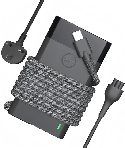 Byprlvps Universal New Slim 65W USB C Laptop Charger Compatible with HP Spectre/EliteBook X360/Envy/Elite X2 Charger,Compatible with Lenovo Acer Asus