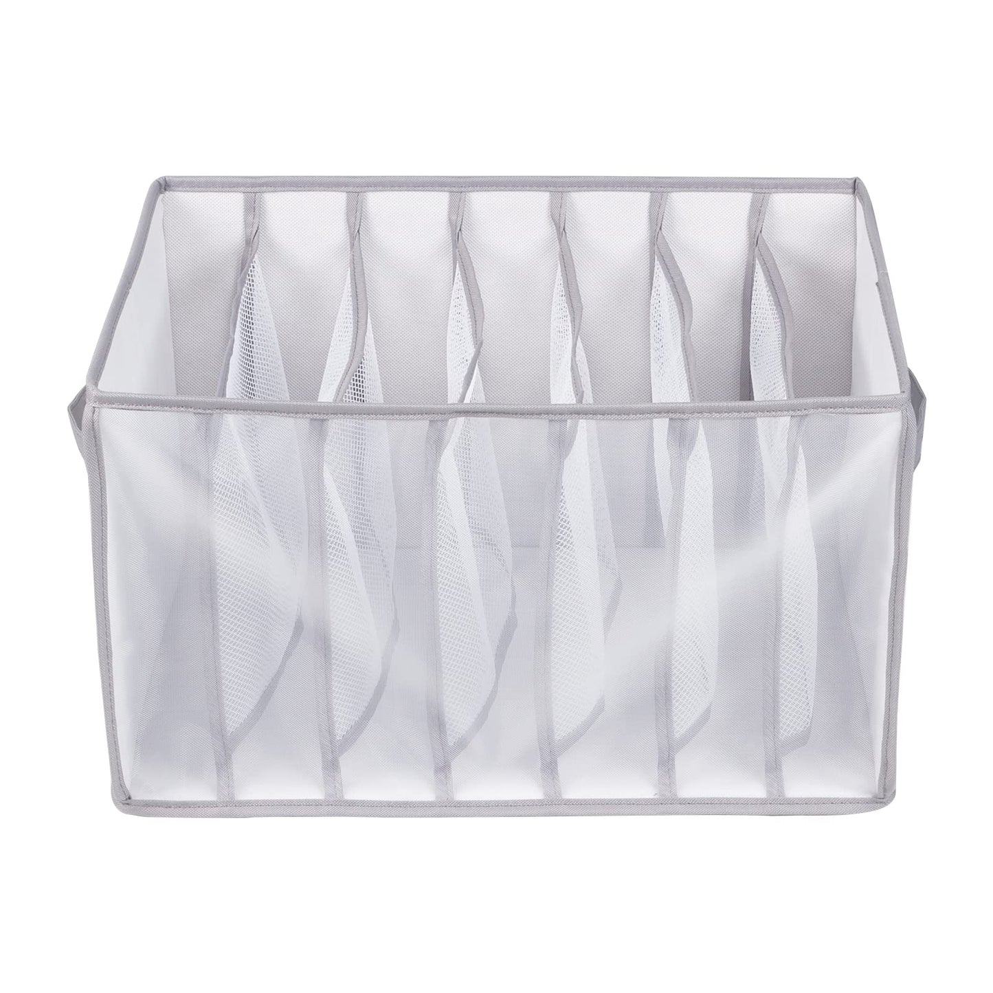 Univivi Extra Large Clothes Storage Organiser,7Grids,2 pack