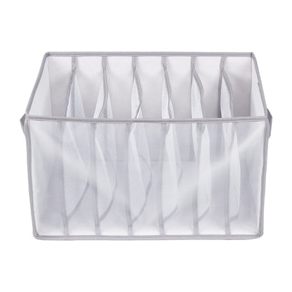 Univivi Large Clothes Drawer Organiser, 7 Grids, 4 pack