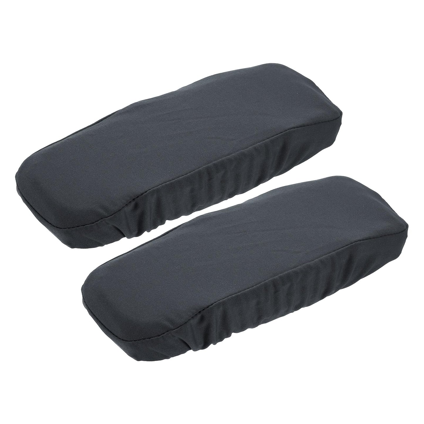 sourcing map Chair Armrest Slipcovers Covers, 22 x 7cm Polyester Removable Seat Hand Rest Protector for Office Chairs Desk Chair(Dark Gray)
