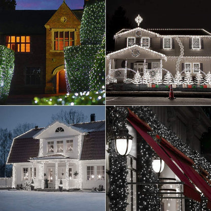 Arkim 2PACKS-200LED Solar String Lights,solar lights outdoor garden Waterproof Copper Wire Lights, Fairy Lights, for Garden Patio Yard Home Wedding