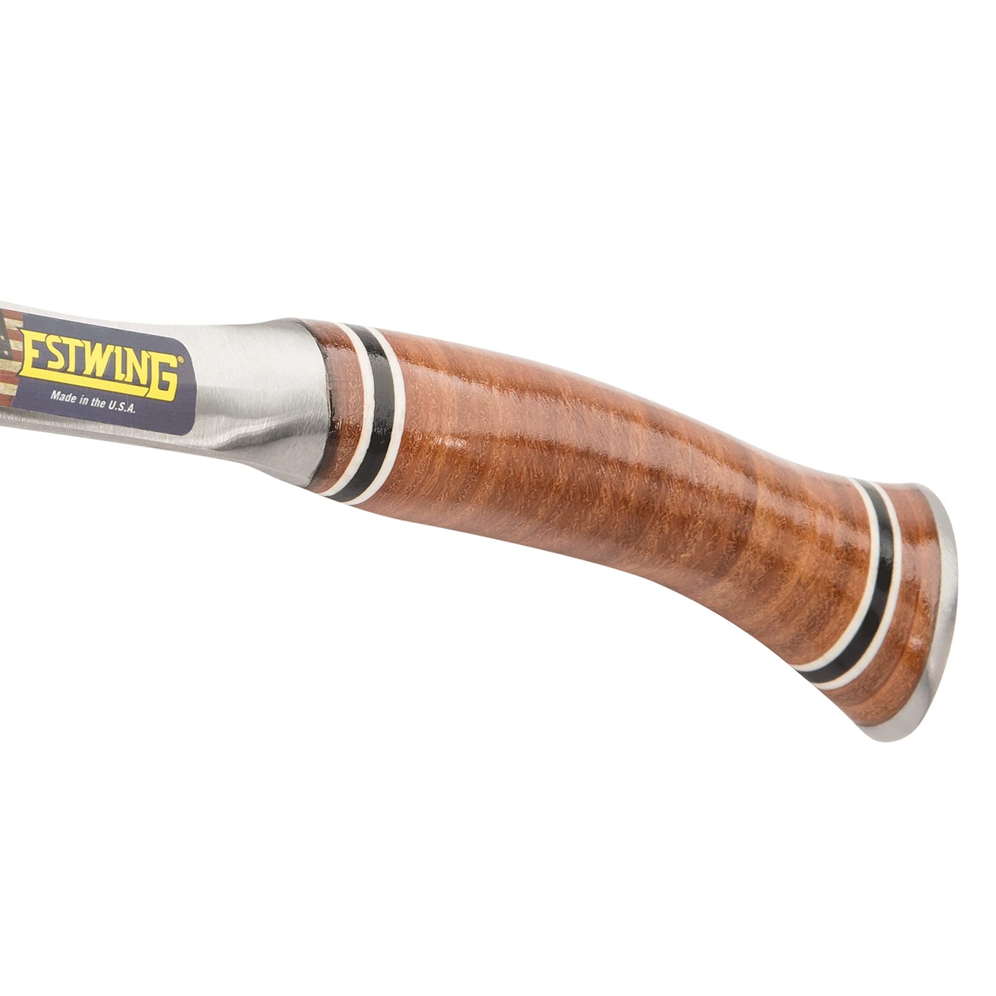 Estwing E14A Sportsman's Axe Leather Grip - 2.3/4in Edge (1.1/4 lb), Steel, 12", Hatchet