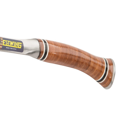 Estwing E14A Sportsman's Axe Leather Grip - 2.3/4in Edge (1.1/4 lb), Steel, 12", Hatchet