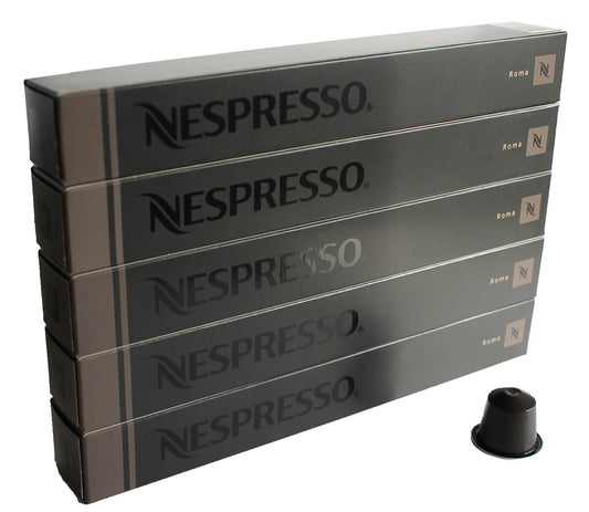 50 Roma Nespresso Capsules Espresso Lungo Nestle