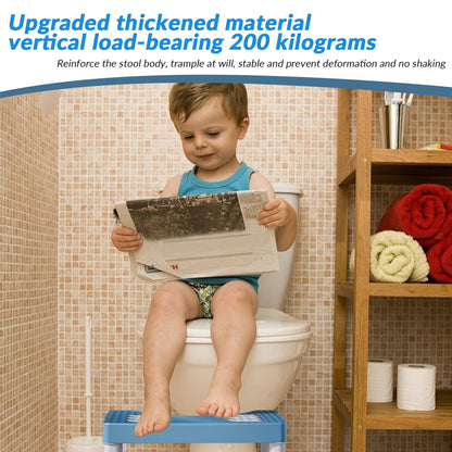 Toilet Stool, Non Slip Toilet Stool Squat Adult Poop Stools with Massage Function for Constipation Relief fits All Toilets for Assist Relieve (Blue)
