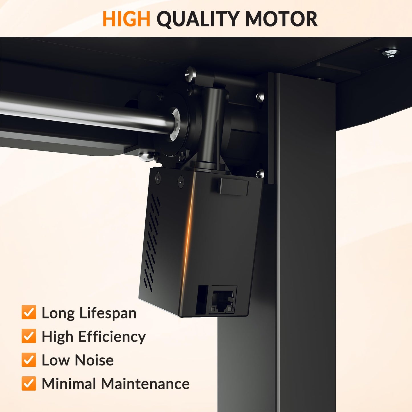 ELEGANT Electric Standing Desk 100x60cm, Height Adjustable Sit Stand Desk