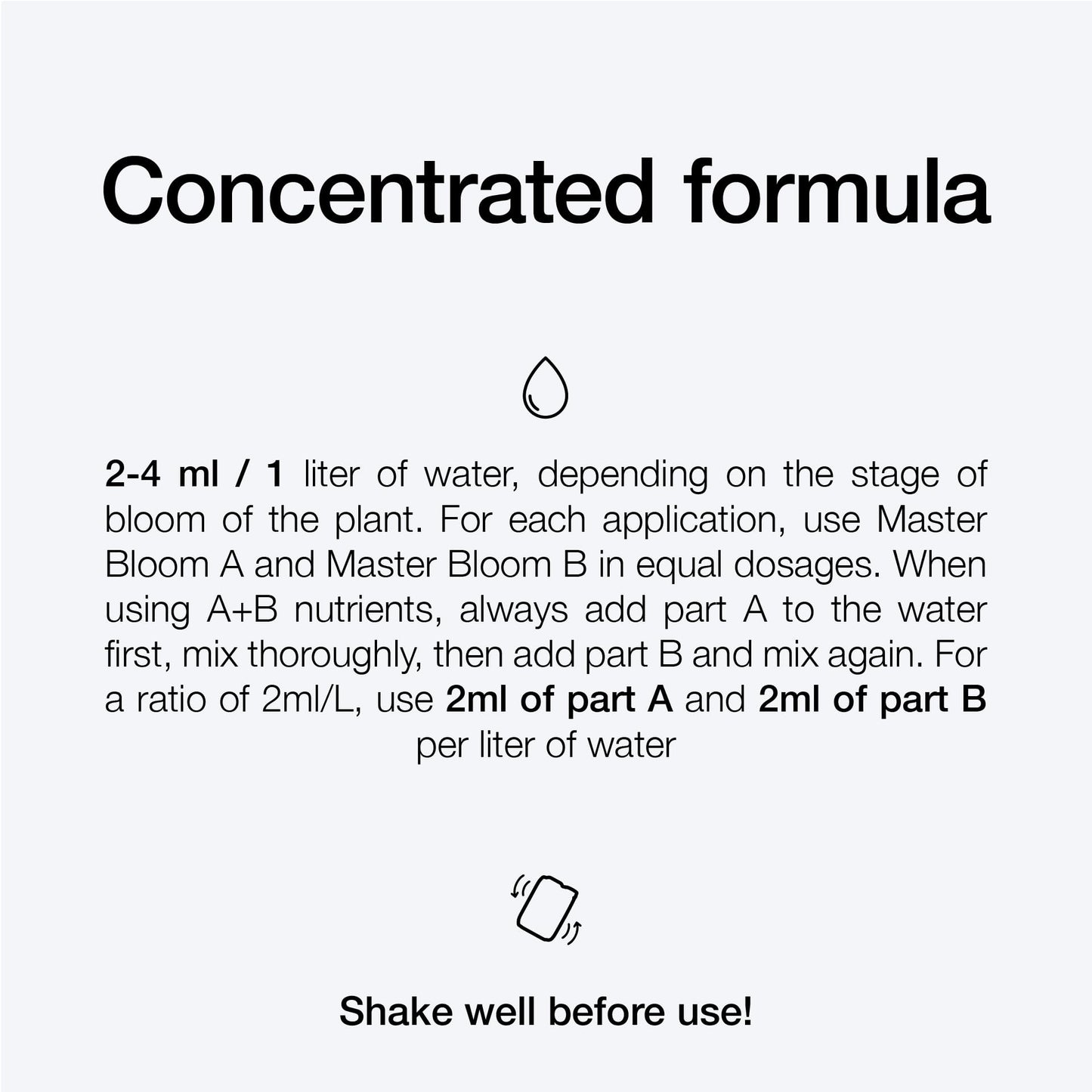 Xpert Nutrients Master Bloom A+B (5L) - Basic Bloom Fertilizer for the Flowering Phase of Plants, Universal Bloom Nutrition, Liquid Plant Nutrient,