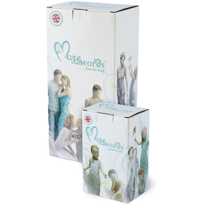 More Than Words Happy Anniversary Figurine by Arora Design Ltd, Red, 11 inches