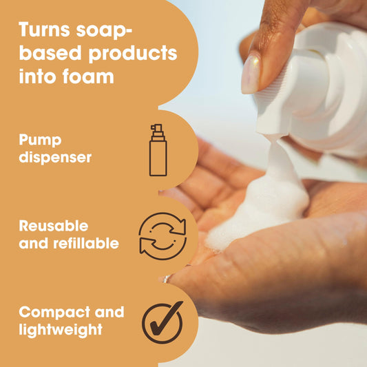 Foaming Bottle 150ml - Pump Dispenser for Cleaners/Soap/Shampoo - Creates Foam for easy Cleaning (1)