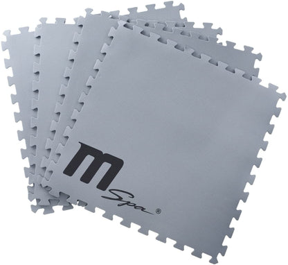 MSpa Inflatable Hot Tub Heat Retaining Foam Mat Accessories 9 Pcs Set