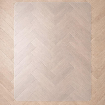 Marvelux Non-Slip Clear PVC Office Chair Mat for Hard Floors, 75 x 120cm