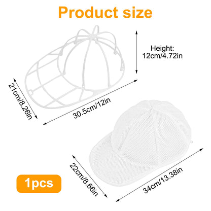 Baseball Cap Washing Cage, Hat Washer Cage, Collapsible Hat Cleaner Washing Cage, cCap Cleaner for Washing Machine & Dishwasher