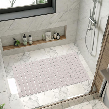 Smiry Shower Bath Mat Non Slip, Quick Drying for Inside Shower, 40 x 70 cm