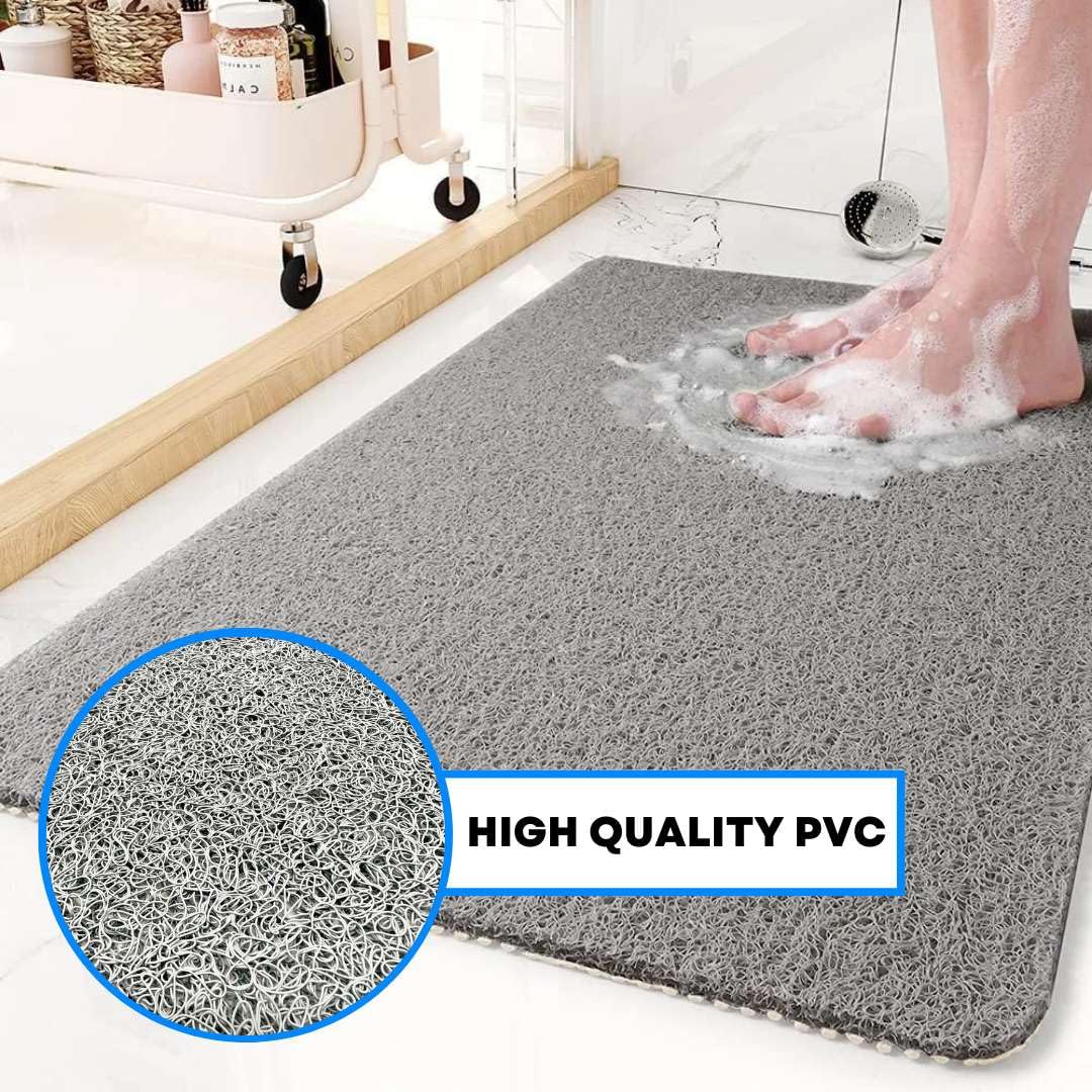 Nicoman Heart Shower Mat Non Slip Anti Mould, 40x60 cm Bath Mats for Inside Shower