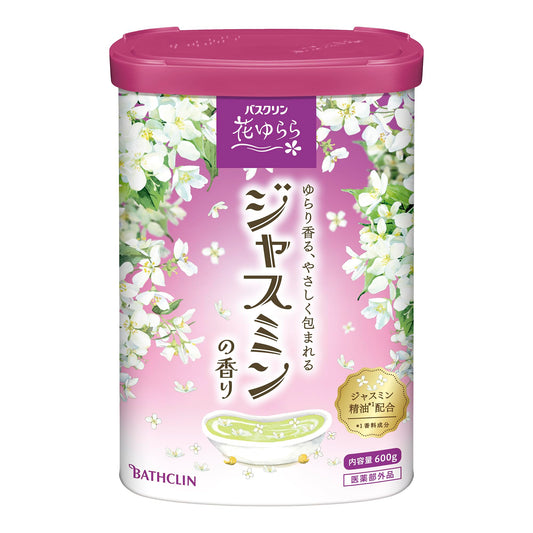 (Non-medicinal products) Bathclin bath salt Jasmine scent 600g (about 30 times) Fatigue recovery