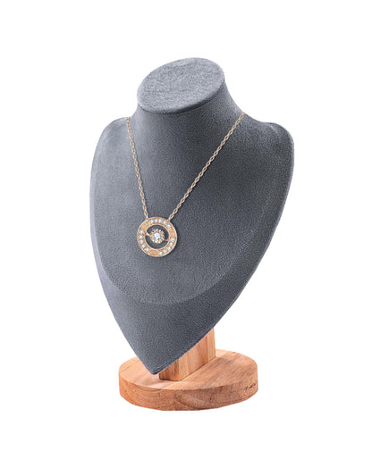 TINGSING Velvet Necklace Display Stand Jewelry Bust Display Stands