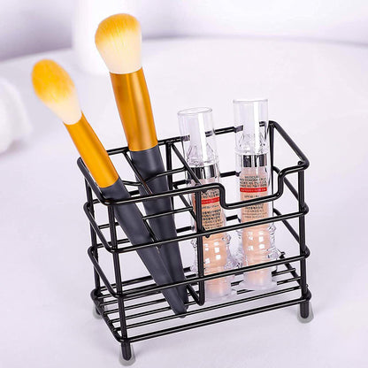 Toothbrush Holders for Bathroom Stainless Metal, Non-Slip Black Toothbrush Holder, Mould-Proof Tooth Brush Holder, Bathroom Toothbrush Holder