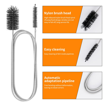 6 Pcs Bathroom Kitchen Sink Unblocker Tool, Kitchen Bath Drain Unblocker Tools, Multifunctional Plumbing Unclogger Tool Drain Cleaning Brush for
