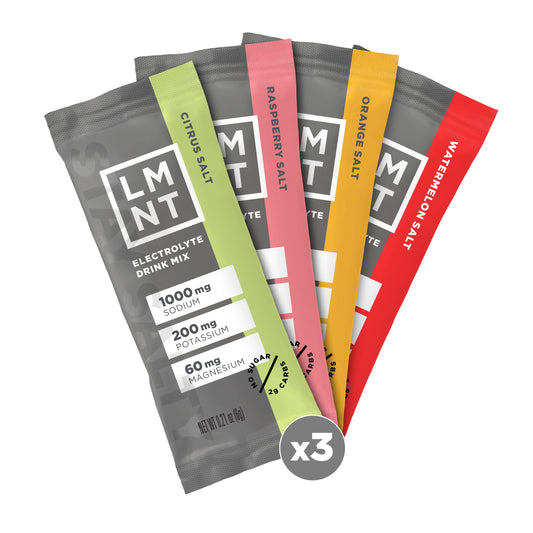 LMNT Electrolyte Drink Mix | Hydration Powder | Keto & Paleo | No Sugar, No Artificial Ingredients | Variety Pack | 12 Stick Packs