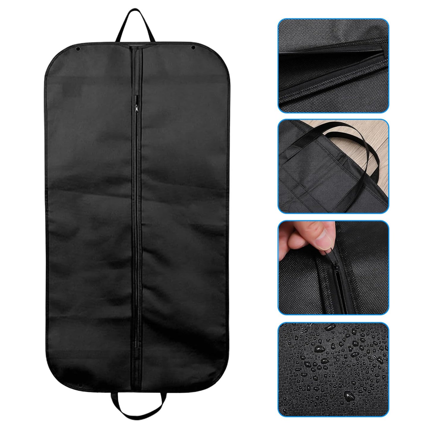 Suit Bags for Men, 2PCS Full Zipper Garment Bag, 60x120cm Suits Cover