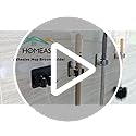 homeasy Mop Broom Holder, 4 Pcs Stainless Steel Self Adhesive Mop Holder Wall Mounted with Hooks Hanger Self-Adhesive Broom Holder for Bathroom, Kitchen, Office, Closet, Garden Garage(Black Mix)