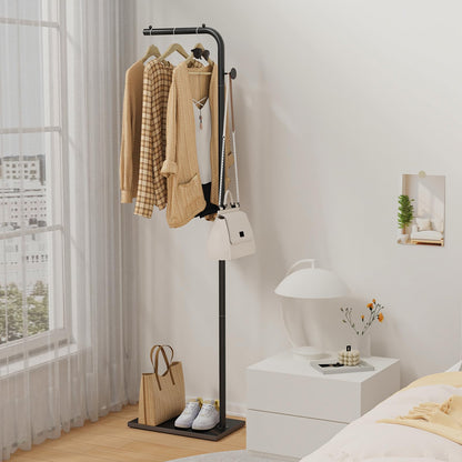 OUTBROS Coat Stand Metal-180cm Black Free Standing dress