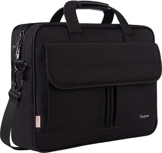 Taygeer Laptop Bag 15.6 Inch, Business Laptop Bags for Men Messenger Briefcase for Men Office Case 15 Inch Carry Case Computer Document Handbag for