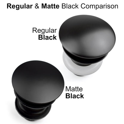 Xcel Home Black Dome Click Clack Unslotted Basin Waste | G 1 1/4" BSP